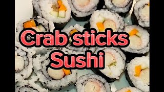 CRAB STICK SUSHI [upl. by Ramalahs]