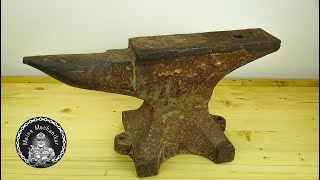 1940s Fisher Anvil Restoration  Making an Anvil Stand [upl. by Melcher]