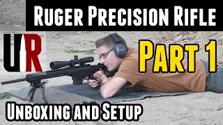 Ruger Precision Rifle Unboxing Overview Setup SightIn [upl. by Yenalem]