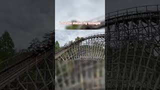 Thunderhead Flies Through Station at Dollywood [upl. by Ylrebmyk476]