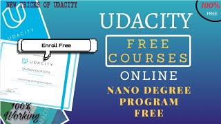 Udacity Nanodegree For Free  Udacity Free Courses  New Trick To Enroll Free Udacity Courses [upl. by Am]