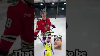 Skating a lap with Connor Bedard of the Chicago Blackhawks [upl. by Aan]