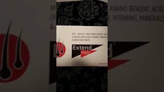 Exteng hair tablet for hair regrowth damage hairs  recomnded by dermatologist [upl. by Anemolif24]