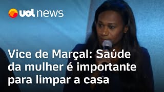 Vice de Pablo Marçal diz que saúde da mulher é importante para limpar a casa [upl. by Nylrebma]