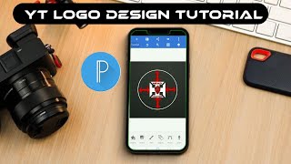 YT TRENDING LOGO DESIGN TUTORIAL IN MOBILE 📲new [upl. by Lawry841]