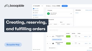 How to create reserve and fulfill orders in Booqable [upl. by Behre243]