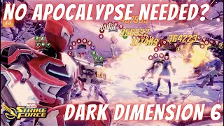 No Apocalypse Needed for Pegasus in Dark Dimension 6 Marvel Strike Force MSF [upl. by Soraya]