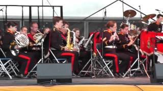 Royal Marines Band Scotland  Sunderland International Airshow 2013 [upl. by Nastassia317]