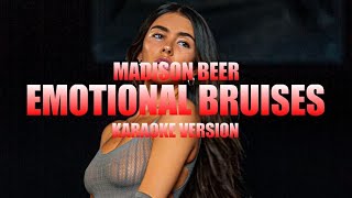 Emotional Bruises  Madison Beer Instrumental Karaoke KARAOKampJ [upl. by Lissner]