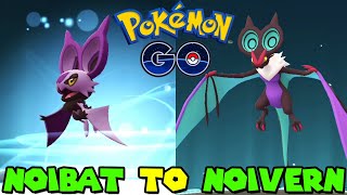 Evolving NOIBAT to NOIVERN in Pokemon Go [upl. by Lovell]