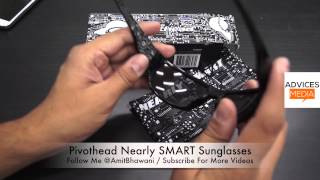 Pivothead Nearly SMART Sunglasses with NFC Demo  Advices Media [upl. by Eet132]