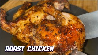 Easiest Air FryerOven Baked Roast Chicken Recipe [upl. by Enale]