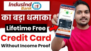 Indusind Bank Credit Card 2024  Lifetime Free  Indusind Bank Credit Card Apply Online [upl. by Anaihsat305]