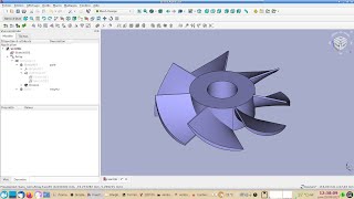 FreeCAD 020  Ventilateur pour moteur [upl. by Giacinta432]