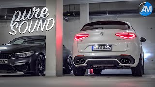 Stelvio Quadrifoglio 510hp  pure SOUND💥 [upl. by Ham]