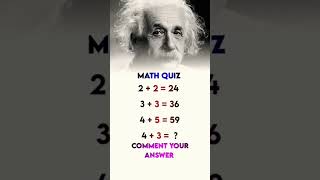 Genius IQ Test math puzzle🔥 [upl. by Allcot119]