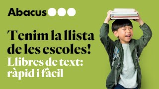 Comprar els llibres de text mai ha estat tan fàcil  Abacus [upl. by Atiluap]