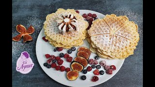 Das Beste Waffel Rezept aller Zeiten I Grundrezept für leckere Waffeln [upl. by Yenruoj660]