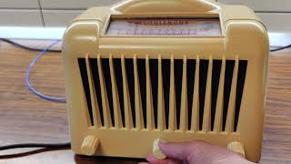 radiodraugeliai Marconiphone radio Marconiphone T18DA 1949 with FM and Bluetooth [upl. by Yelnet]