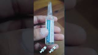 Aminophylline injection Aminophylline injection use side effectscontraindicationshortvideo💉💉 [upl. by Marti]