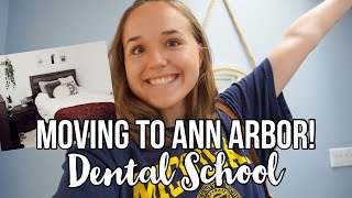 Move In Vlog Ann Arbor Apartment for Dental School [upl. by Euqinemod696]