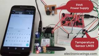 SIM900SIM800 GSM modem interfacing with TI launchpad [upl. by Anitaf]