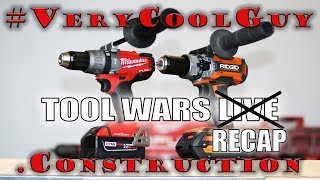 Milwaukee 270620 VS Ridgid R86116  Best Cordless Hammer Drill RECAP [upl. by Llerreg334]