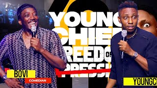 Like Father Like son 😂  Bovi x YoungChief full Performance  Freedom of Xpression 2024 [upl. by Eltsyek]