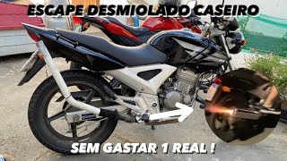 💥 CBX 250 TWISTER  ESCAPE DESMIOLADO EM CASA  usando antena parabólica antiga 📡🔥 [upl. by Anaiviv]