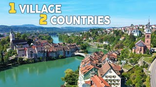 LAUFENBURG 1 Village 2 Countries Between SWITZERLAND and GERMANY Travel Guide [upl. by Glynas]