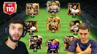 FUI X1 COM UM PRO PLAYER FAMOSO VALENDO A CONTA MAIS RARA DO FC MOBILE [upl. by Bianca]