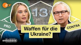 UkraineKrieg Soll Deutschland weiter Waffen liefern  13 Fragen  unbubble [upl. by Drislane]