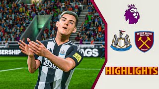 New Castle Vs West Ham Match Highlights  EPL [upl. by Sible]