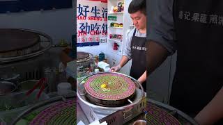 🥰 Satisfying with delicious egg pancake 🥳 streetfood satisfying satisfyingvideo [upl. by Ahsahtan]