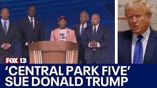 Central Park Five sue Donald Trump for defamation [upl. by Anna-Maria688]