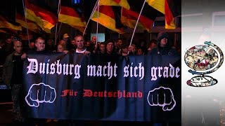 Pegida On Rise As Germany Divided Over Refugees [upl. by Nitnilc]