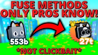 New BEST Fuse Methods on Pet Simulator X Cat World Update Roblox [upl. by Sierra881]