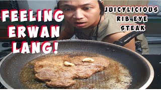 HOW TO COOK RIB EYE STEAK [upl. by Stovall]