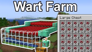 Nether Wart Farm  Minecraft 120 [upl. by Boorman]