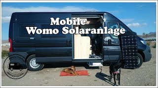 Mobile Wohnmobil Solaranlage  Solartasche  Solar autark [upl. by Paluas5]