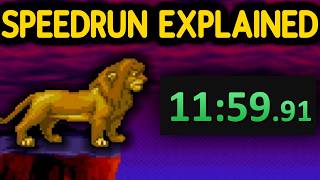 How The Lion King SNES was Beaten in Under 12 Minutes [upl. by Partridge314]