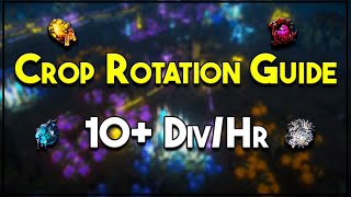 Make 10 DivinesHr Farming Harvest with Crop Rotation PoE 325 [upl. by Nylrad]