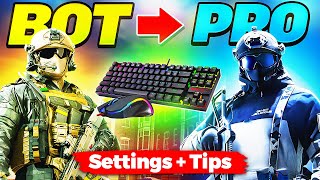 Go from BOT to PRO on Mouse and Keyboard in Call of Duty Warzone with the Best Settings  Tips [upl. by Ahsinit]