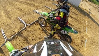 Kawasaki KX 65 Racing Kawasaki KLX 110 GoPro Hero 13 Race [upl. by Tirreg]