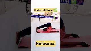 How to do halasana  halasana yoga yogalife ytshorts explore shorts foryou yogawithhimmat [upl. by Suilmann]