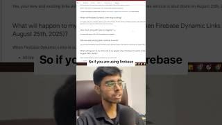Firebase Dynamics Links is going to die 😟 Alternative [upl. by Ehcsrop]