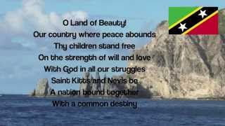 St Kitts and Nevis national anthem [upl. by Nyvlem]