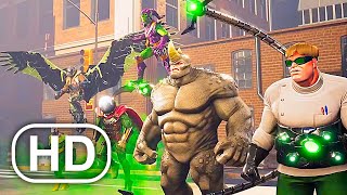 AVENGERS amp SpiderMan Vs Sinister Six Fight Scene 4K ULTRA HD HD 2021  Marvel Cinematic [upl. by Ellehsram]