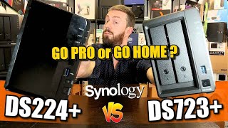 Synology DS224 vs DS723 NAS  GO PRO or GO HOME [upl. by Odrautse]