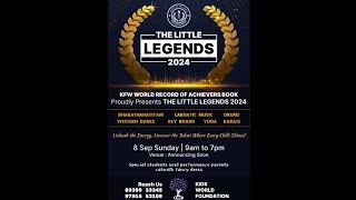 The Little Legends  2024  KWF World Record Achievers Book  01 [upl. by Einnoj998]